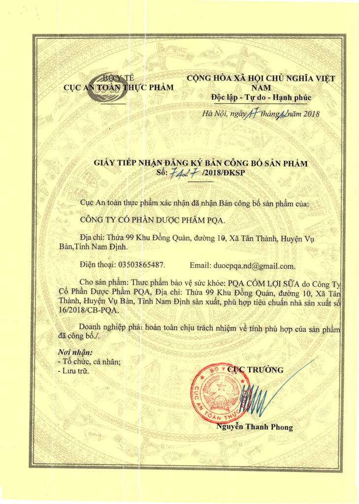 Dược phẩm PQA