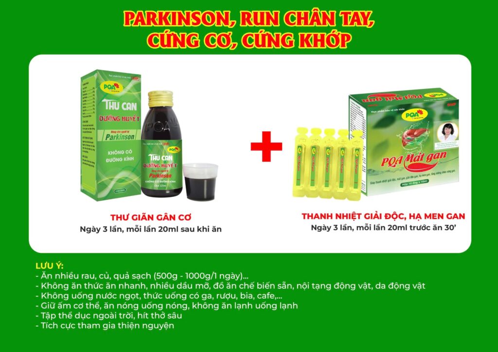Kết hợp 2 sản phẩm PQA Thư can dưỡng huyết 