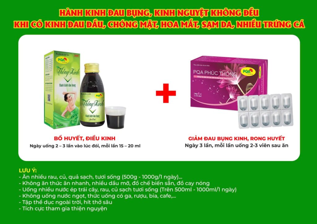 Kết hợp 2 sản phẩm Thống kinh