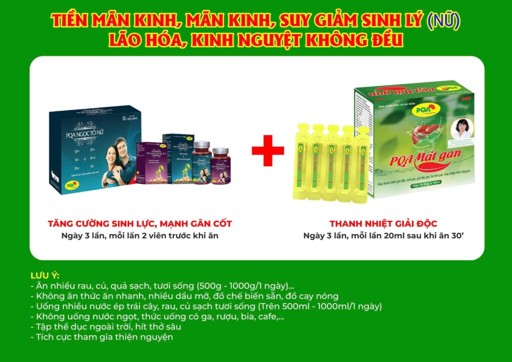 Kết hợp 2 sản phẩm ngọc tố nữ