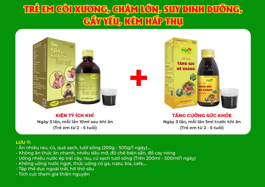 Kết hợp 2 sản phẩm kiện tỳ ích khí 250ml