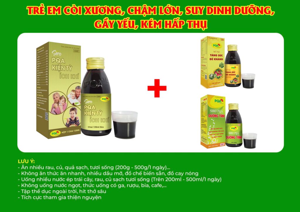 Kết hợp 3 sản phẩm kiện tỳ ích khí 125ml