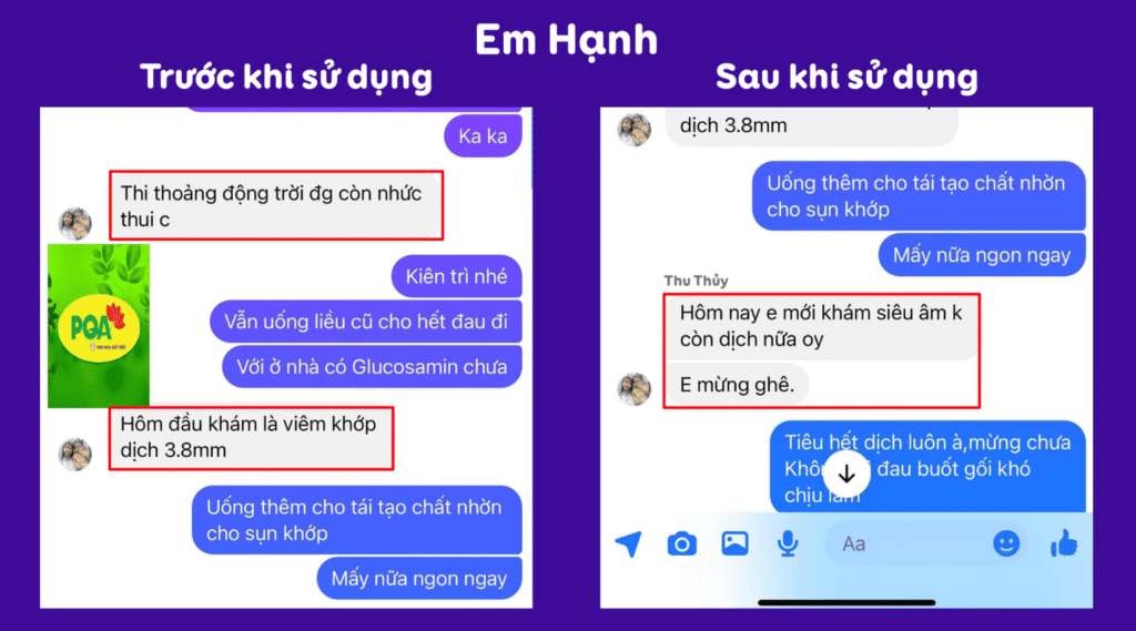 Feedback trước sau hy thiêm