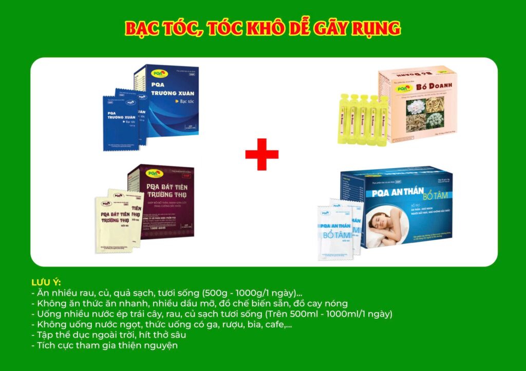 Kết hợp 4 sản phẩm trường xuân 