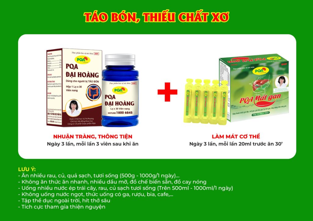 Kết hợp 2 sản phẩm đại hoàng