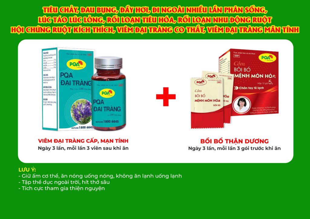 Kết hợp 2 sản phẩm Đại tràng