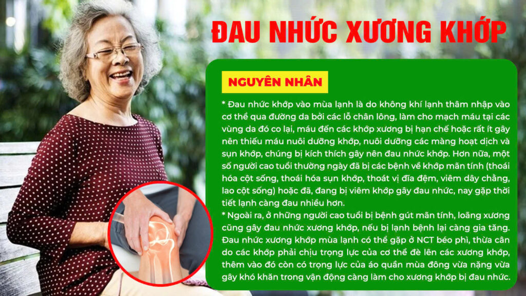 Nguyên nhân gây nên bệnh đau nhức xương khớp