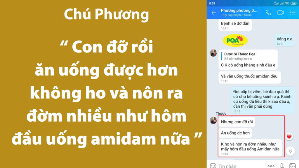Feedback thuốc amidan