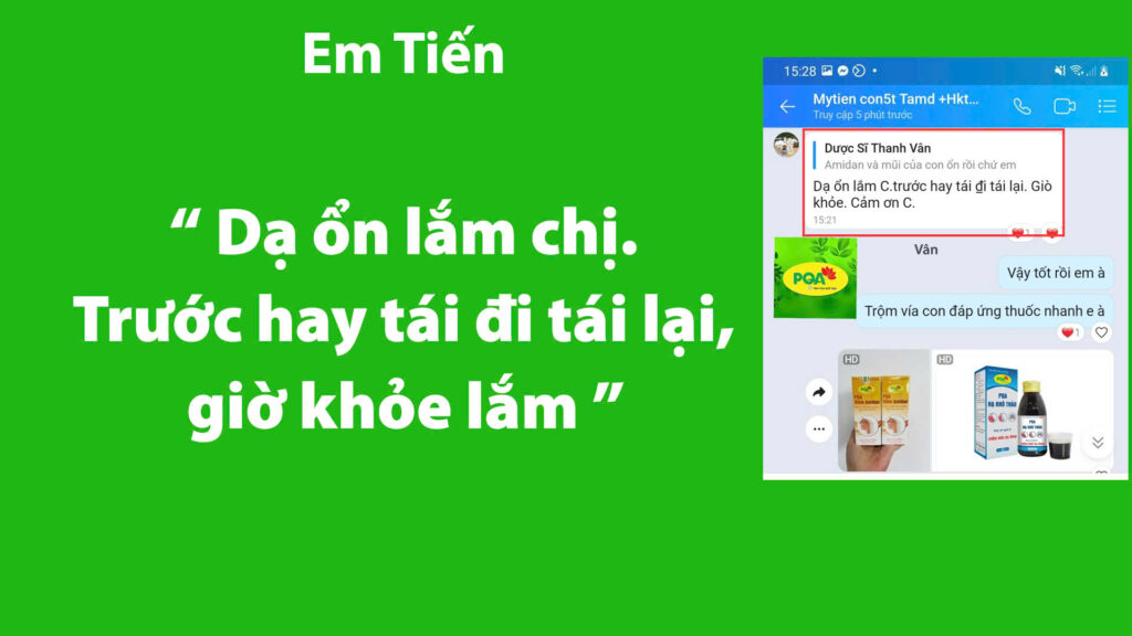 Feedback thuốc amidan