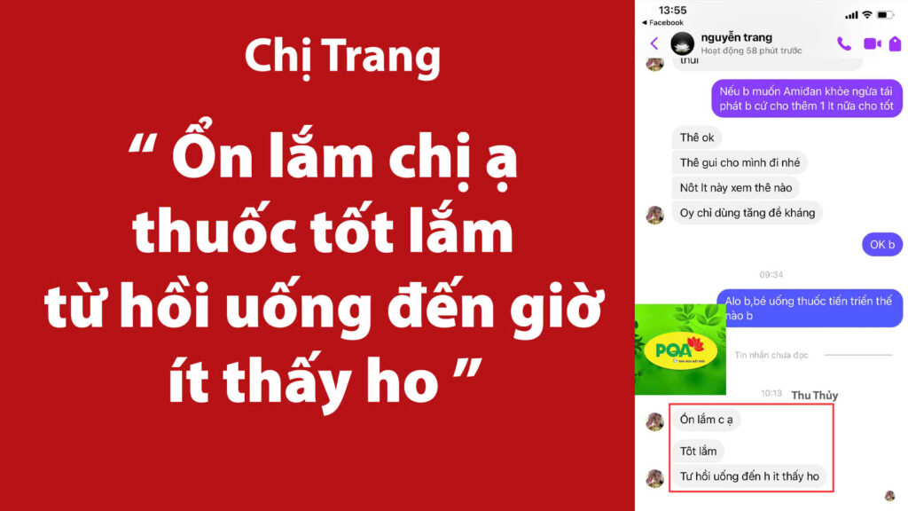 Feedback thuốc amidan