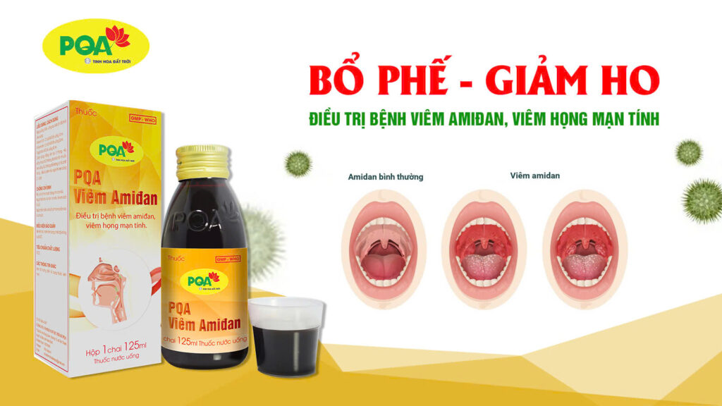 Pano sản phẩm thuốc amidan