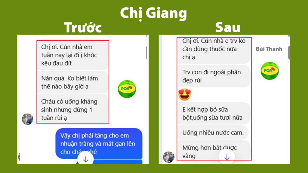 Feedback nhuận tràng siro 