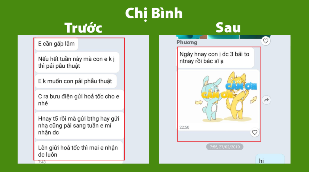 Feedback nhuận tràng siro 
