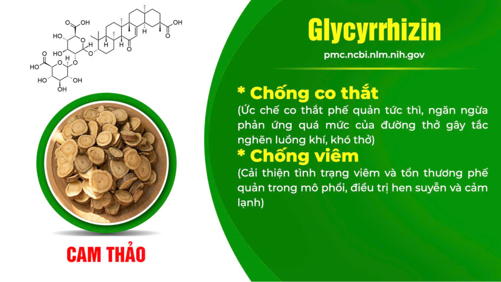 Thành phần hoá học cốm hen suyễn 