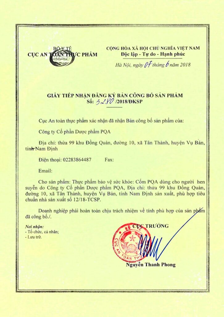 Dược phẩm PQA