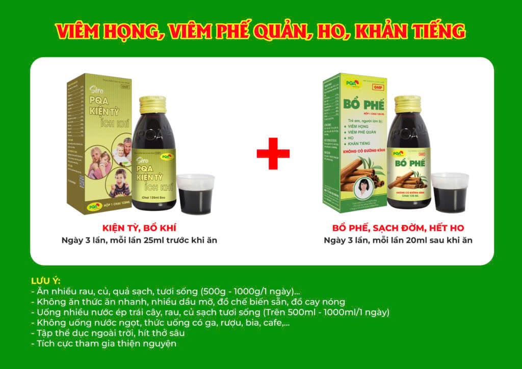 Kết hợp 2 sản phẩm bổ phế xanh