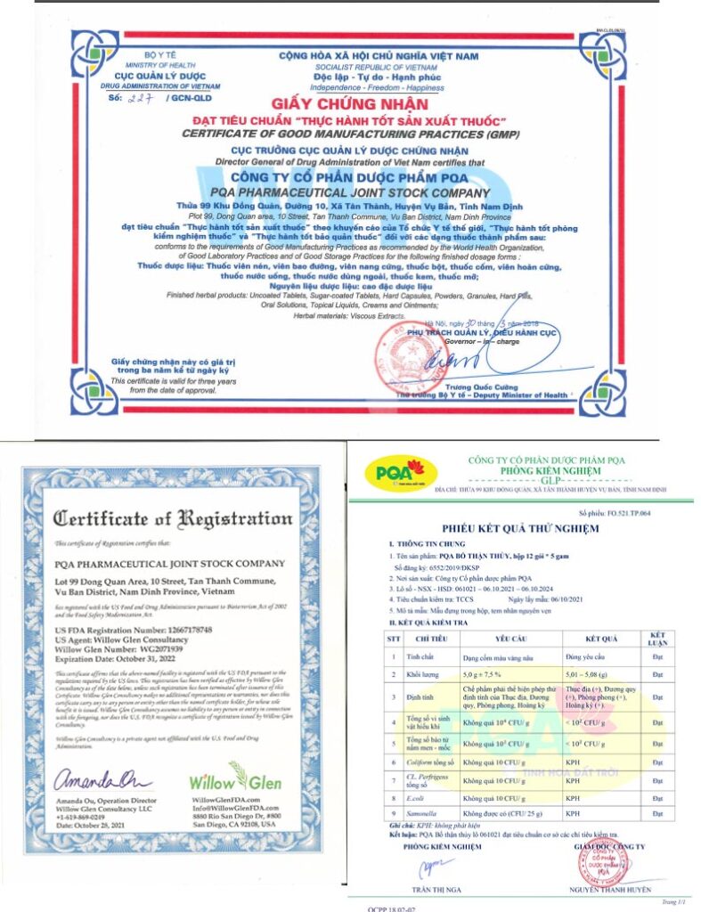 PQA bổ thận thủy