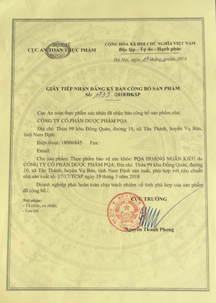 Dược phẩm PQA