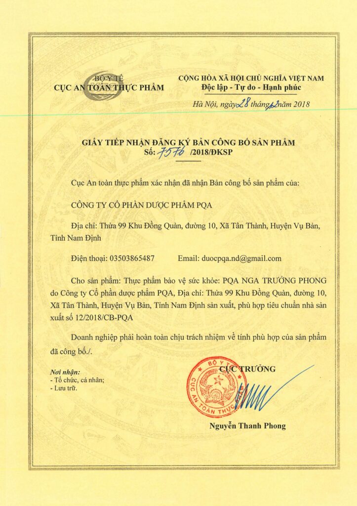 Dược phẩm PQA