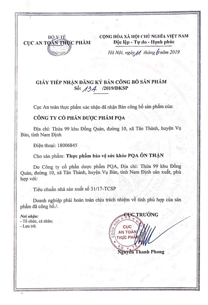 Dược phẩm PQA