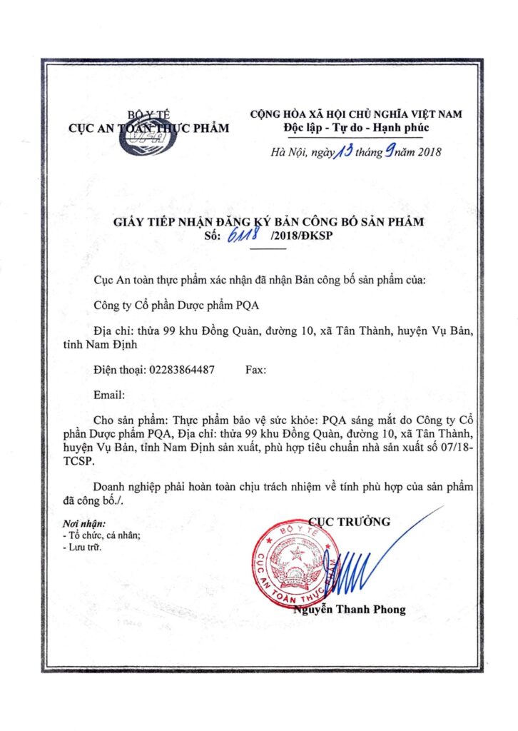 Dược phẩm PQA