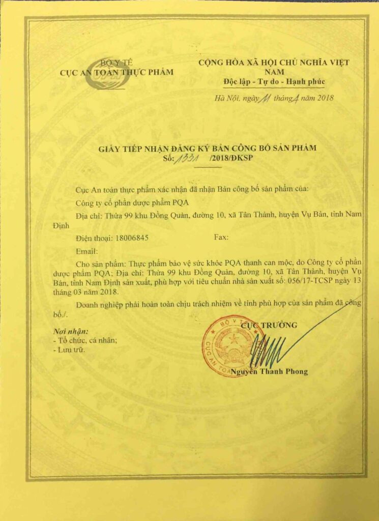 Dược phẩm PQA