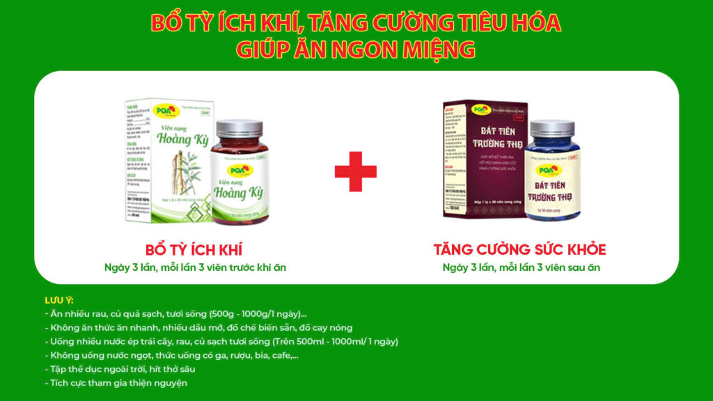 Kết hợp 2 sản phẩm Hoàng kỳ