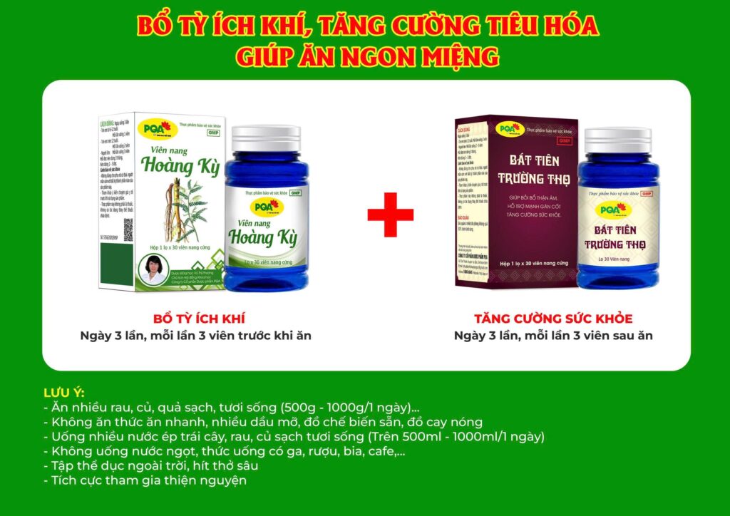 Kết hợp 2 sản phẩm Hoàng kỳ viên nang