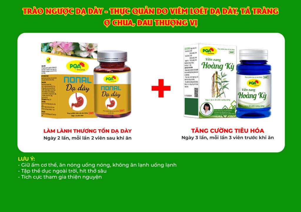 Kết hợp 2 sản phẩm nonal dạ dày