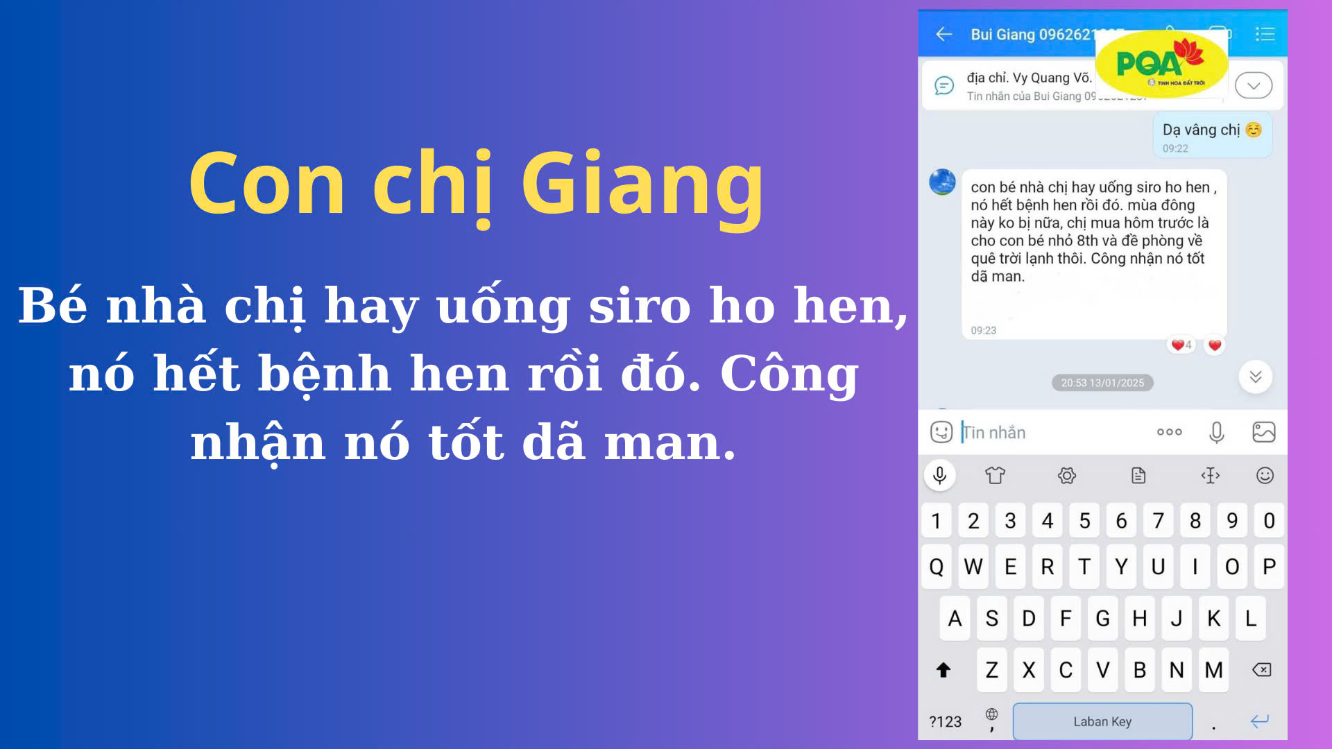 Feedback hen suyễn