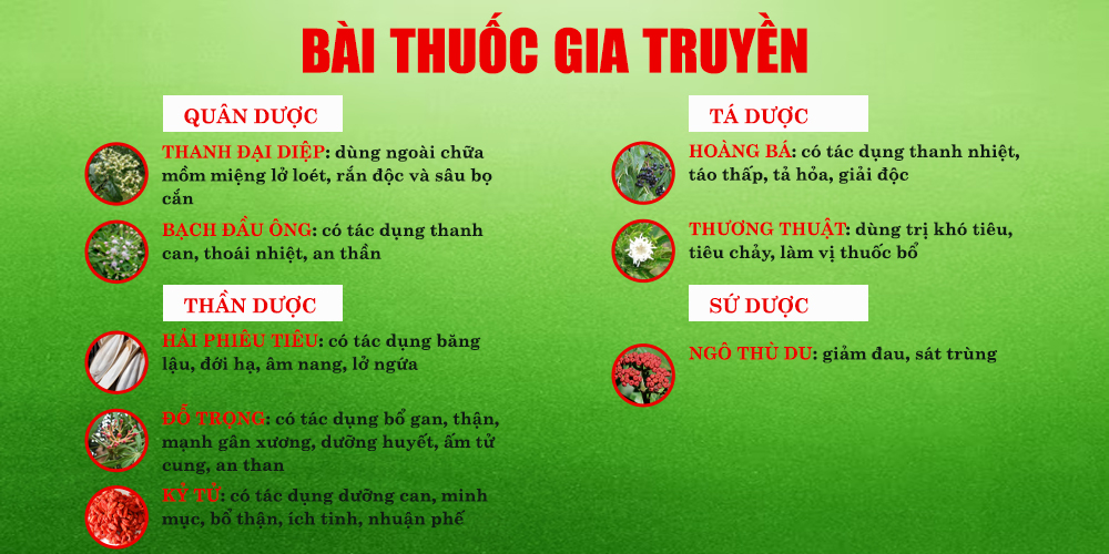 Bài thuốc Ngô thù du
