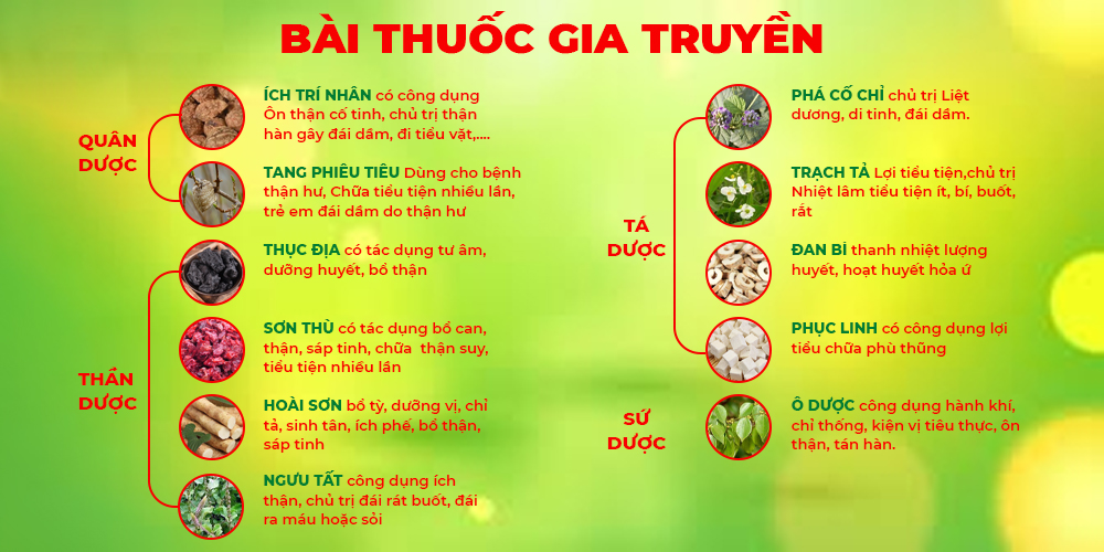 Bài thuốc PQA Ôn Thận