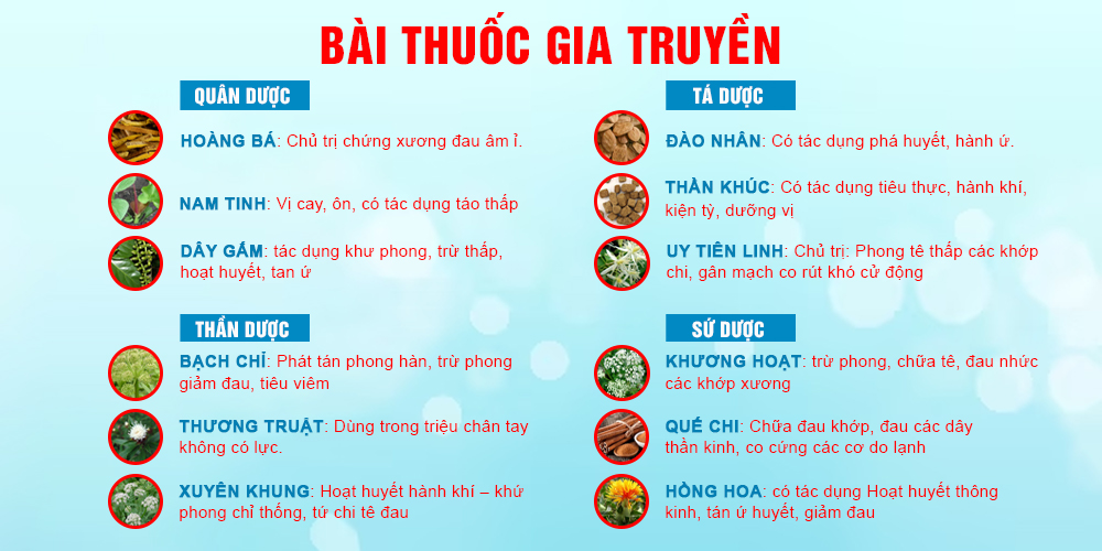 Bài thuốc Thống Phong