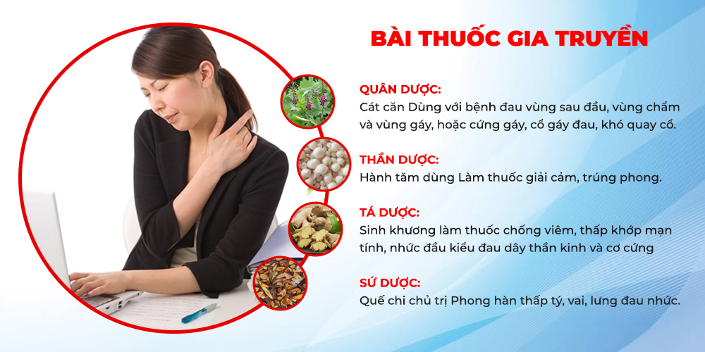 Bài thuốc viên nang vai gáy