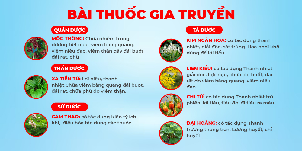 Bài thuốc mộc thông