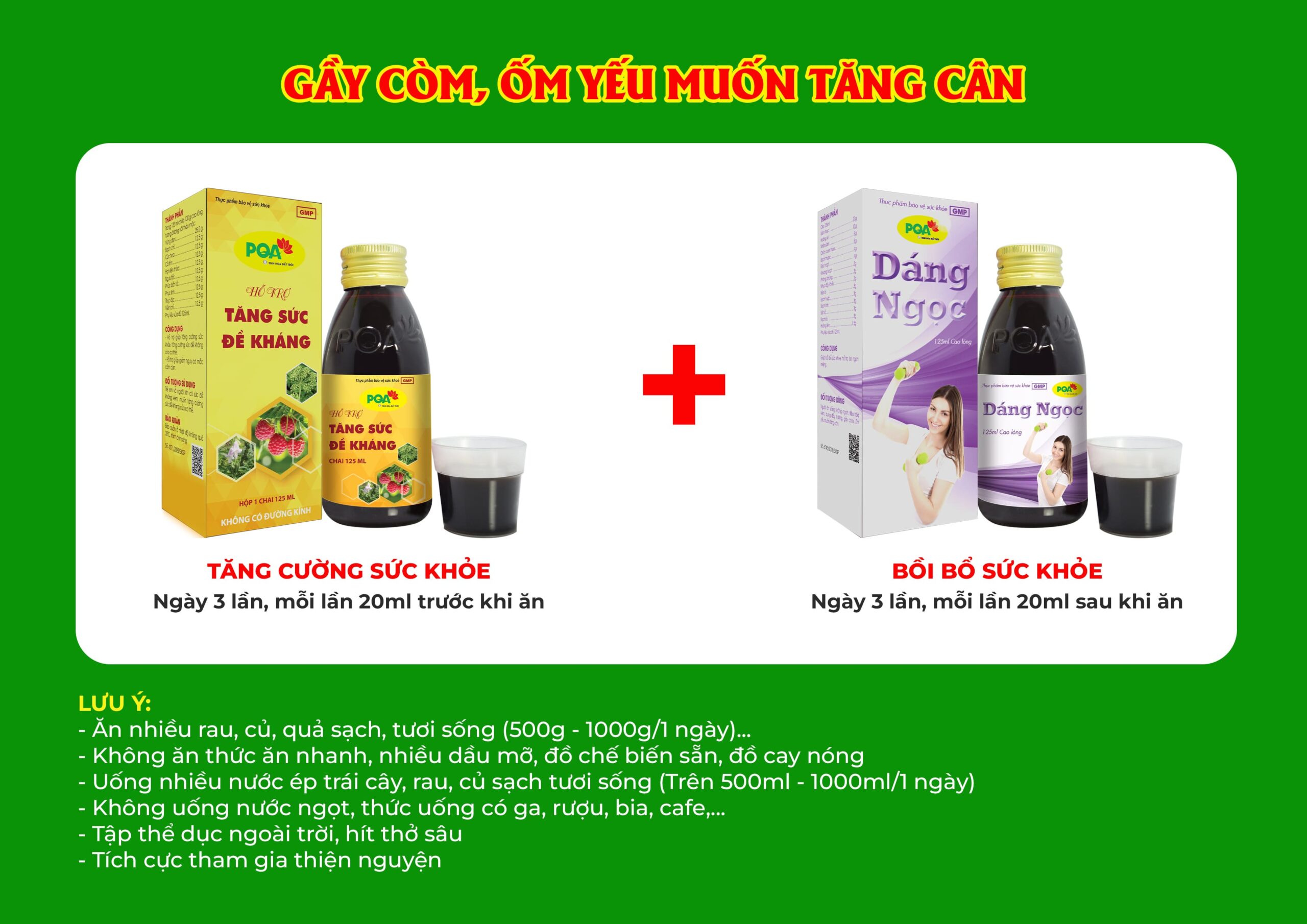 Kết hợp 2 sản phẩm Dáng Ngọc