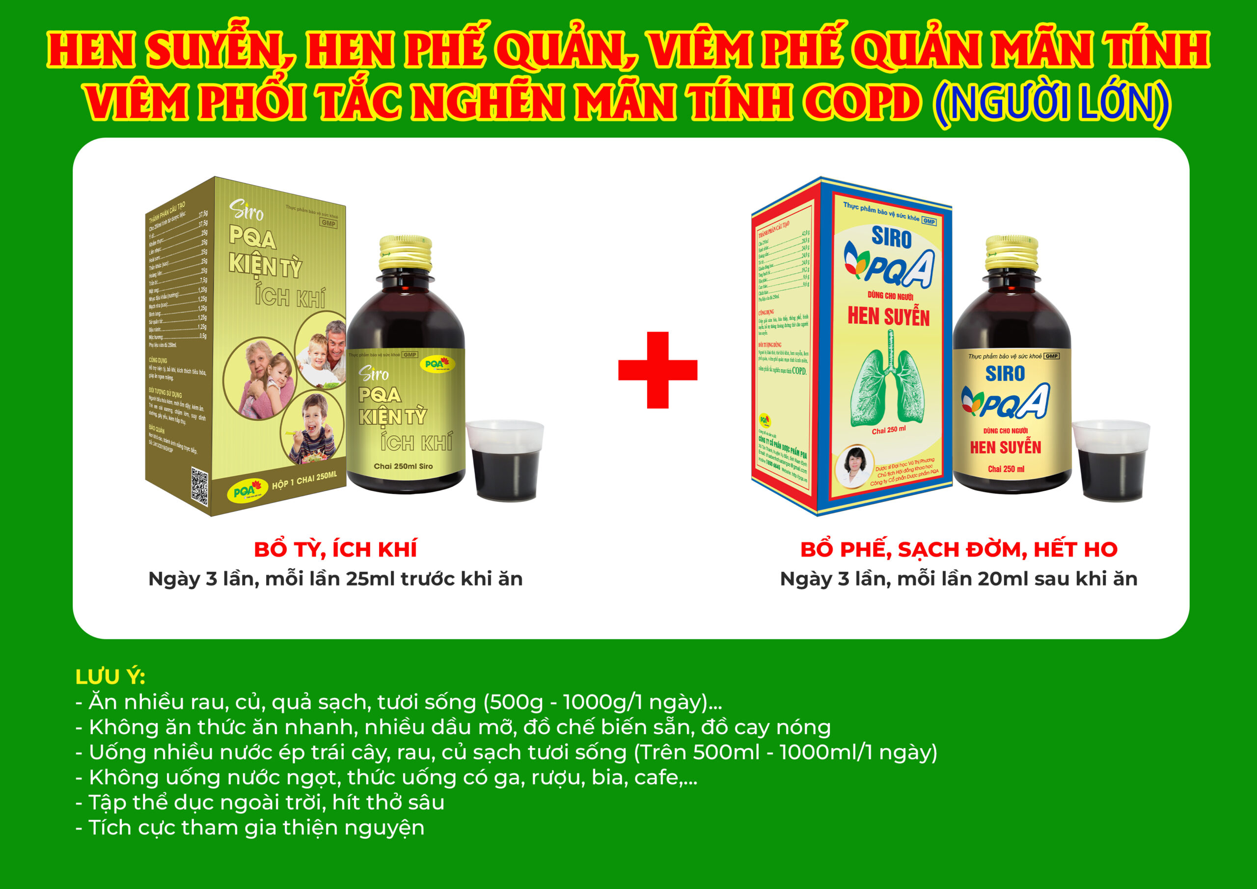 kết hợp 2 sản phẩm hen suyễn 250ml