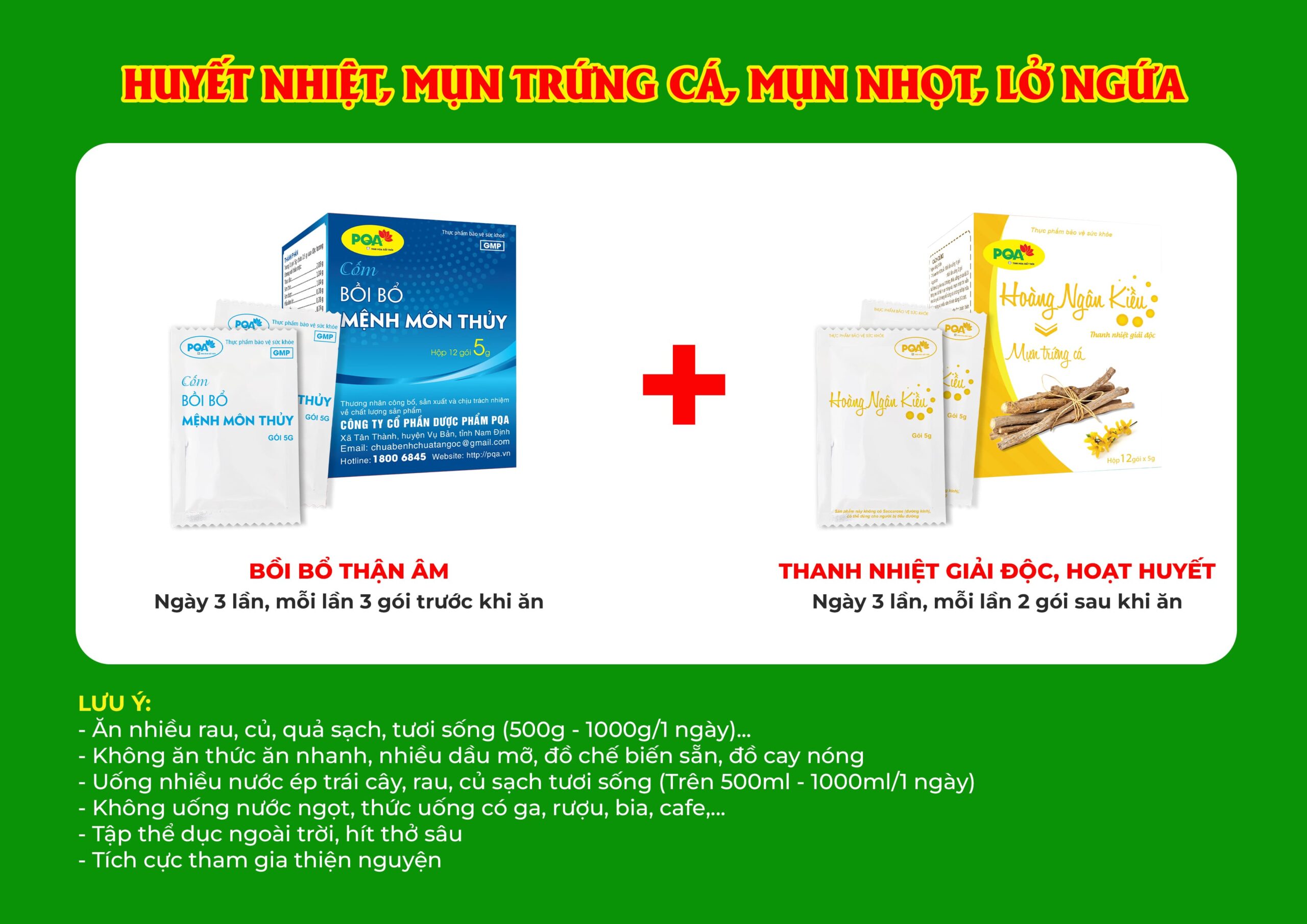 Kết hợp 2 sản phẩm hoàng ngân kiều