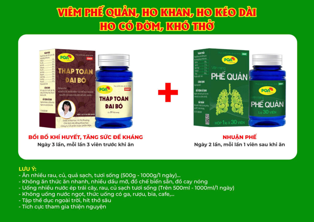 KH 2 Sản phẩm Phế Quản xanh