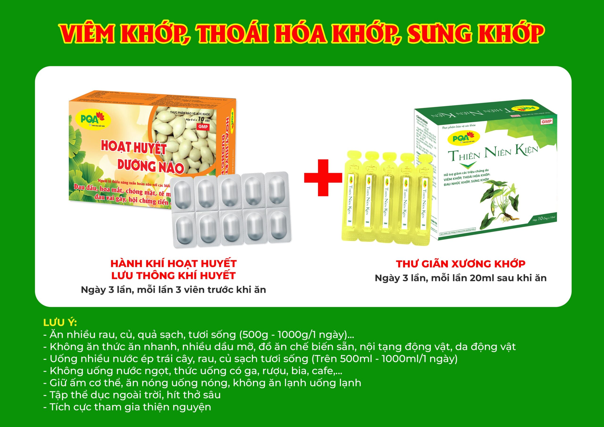 Kết hợp 2 sản phẩm thiên niên kiện