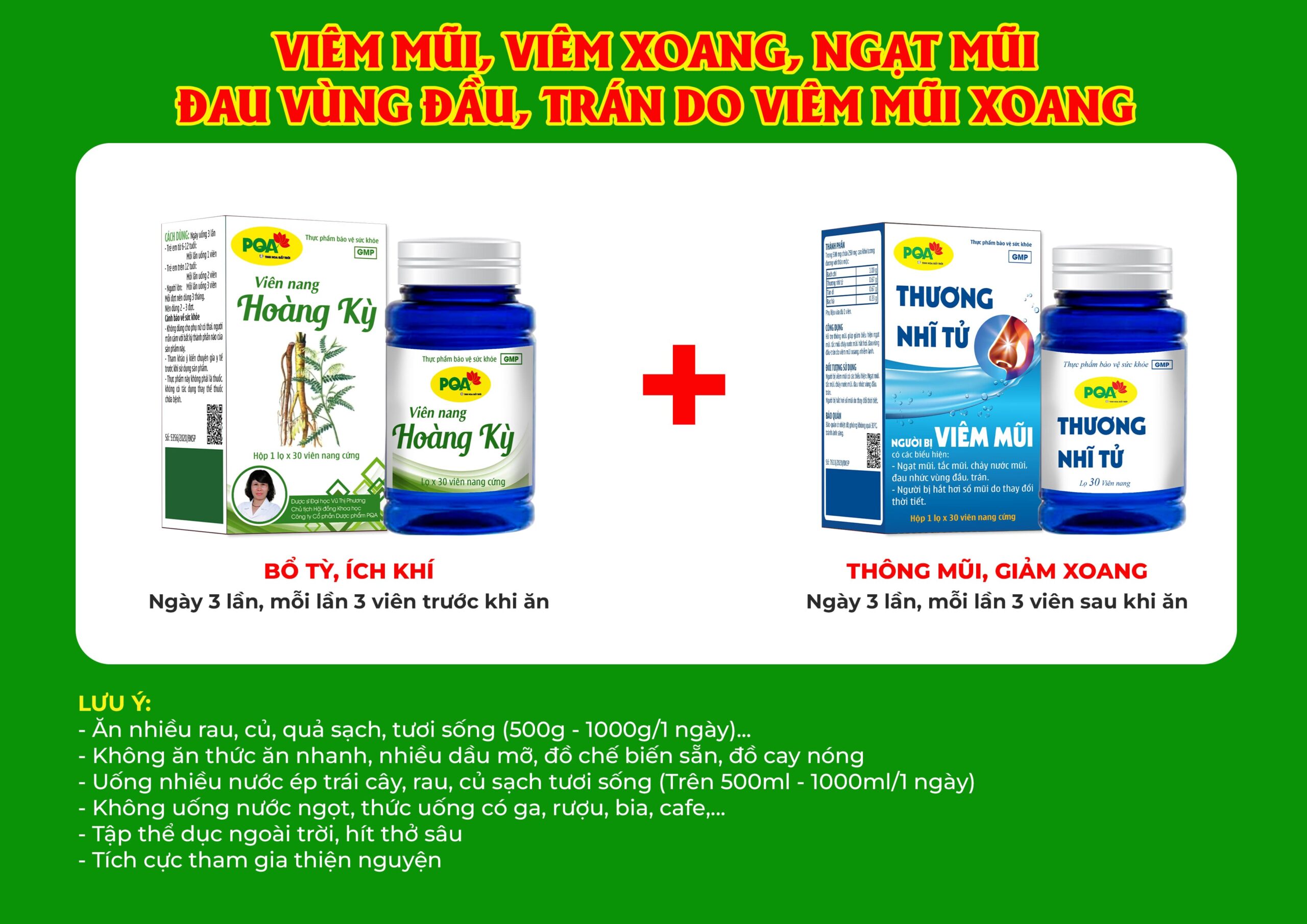 Kết hơp 2 sản phẩm Thương Nhĩ Tử