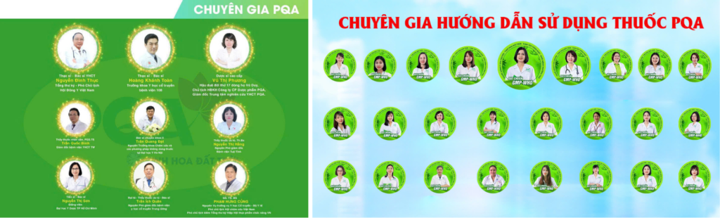chuyên gia PQA và Chuyên gia hướng dẫn sử dụng thuốc pqa
