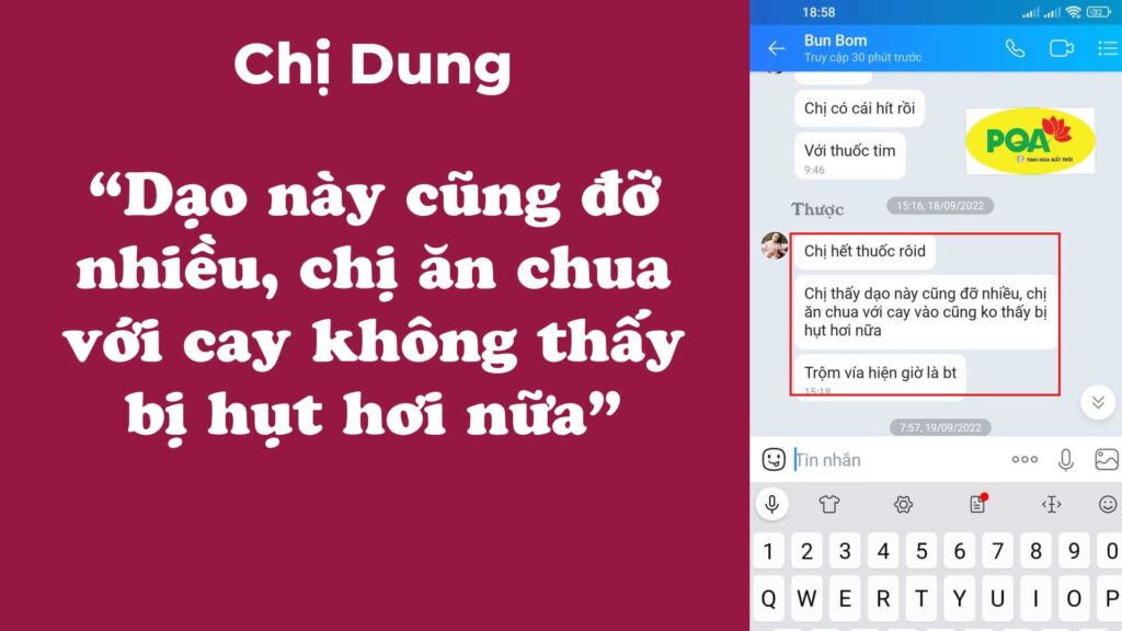 Feedback Cao lỏng Ho hen