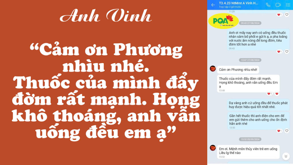Feedback Nhân Sâm Bổ phổi
