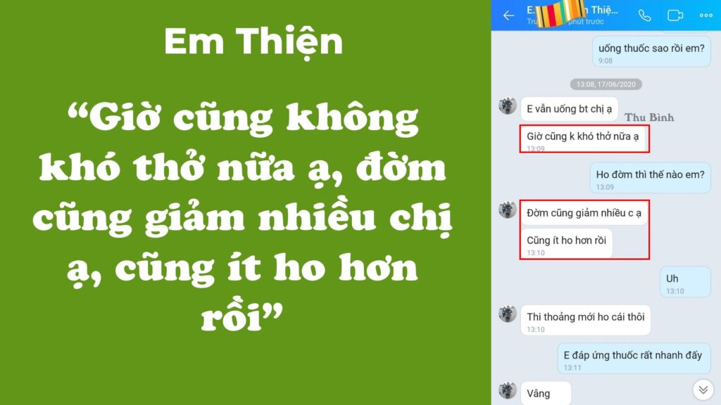Feedback Siro Hen Phế Quản