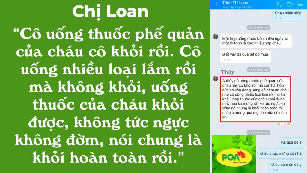 Feedback Viên Nén PQA Phế Quản