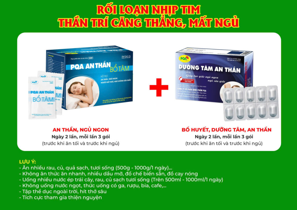 Kết hợp 2 sản phẩm An thần bổ tâm