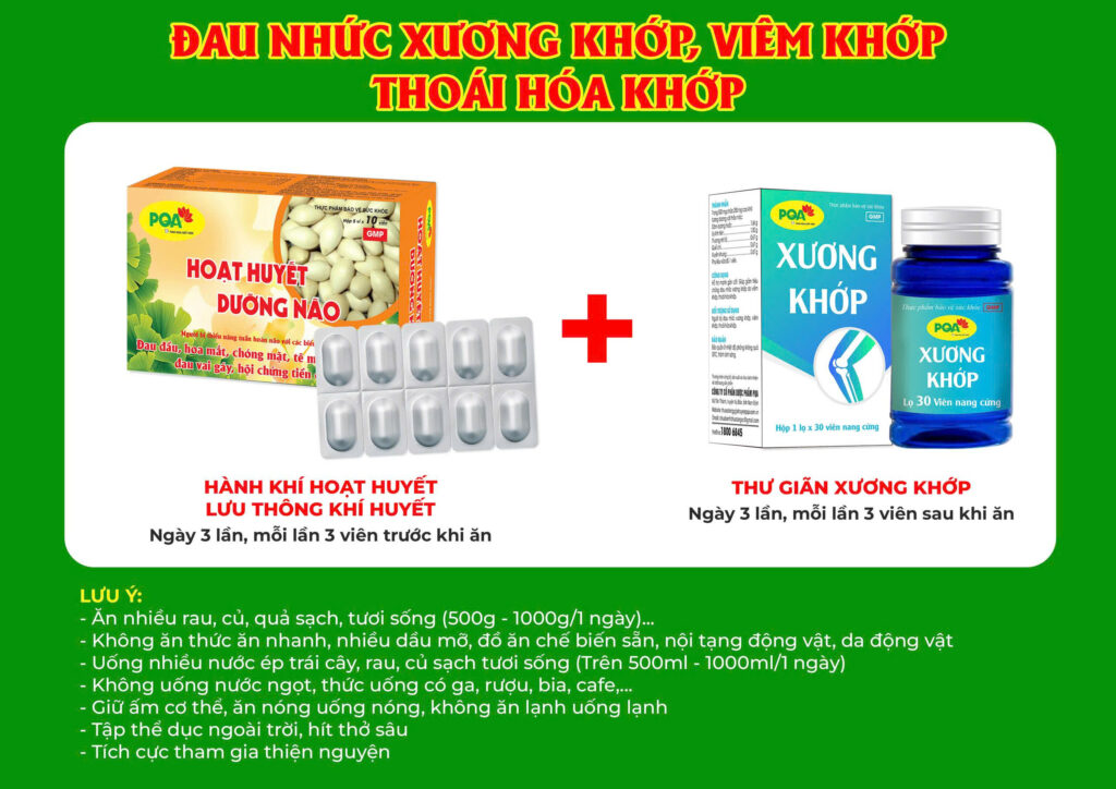 Kết hơp 2 sản phẩm Xương khớp viên nang
