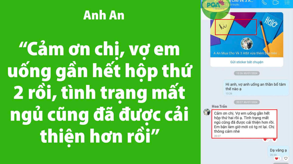 Feedback An thần bổ tâm 