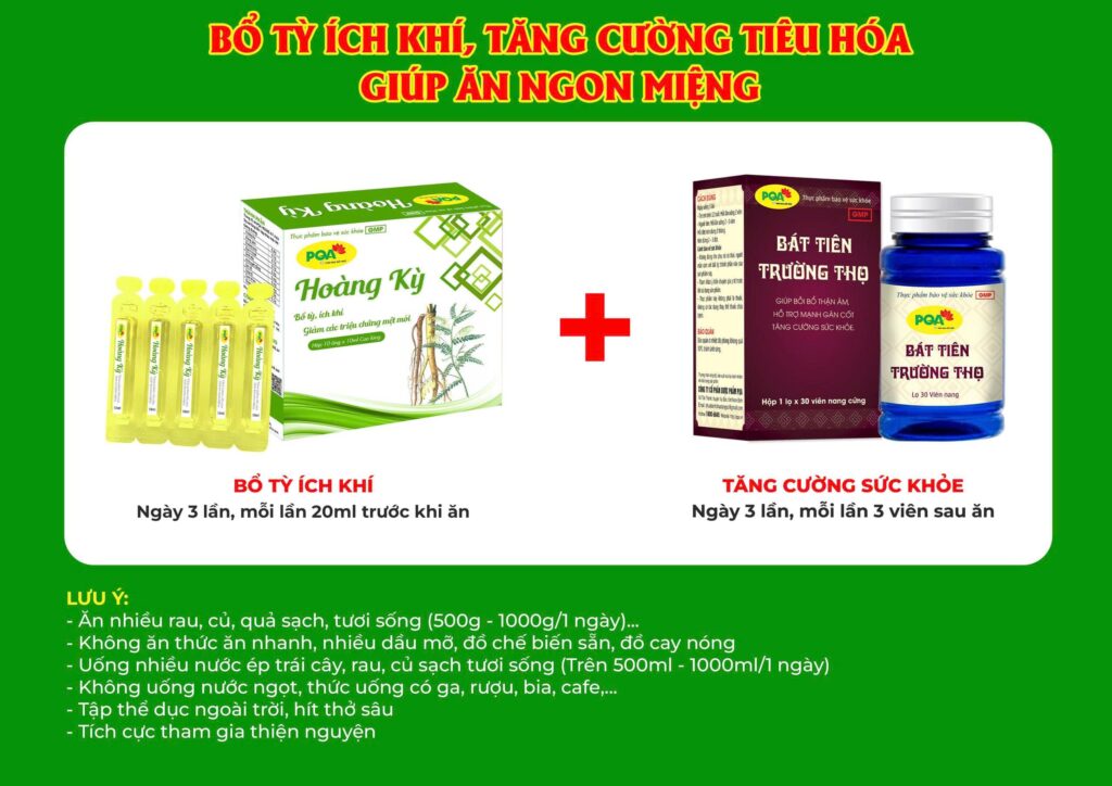 Kết hợp 2 sản phẩm Hoàng Kỳ